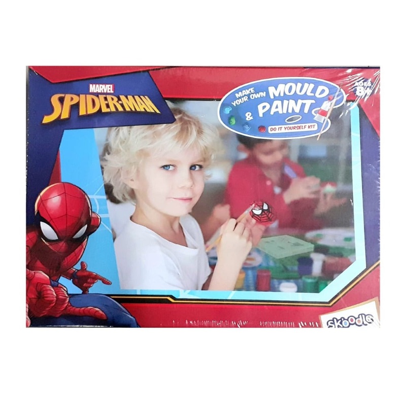 Skoodle Marvel Spiderman Mould & Paint Your Heroes