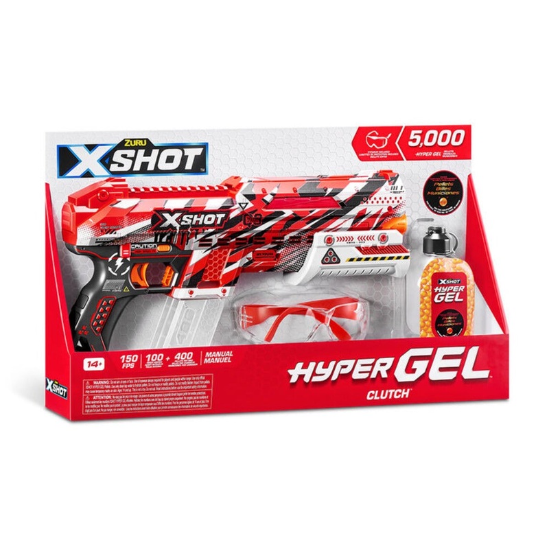 Zuru X-Shot Hyper Gel Clutch Blaster  (5,000 Hyper Gel Pellets)