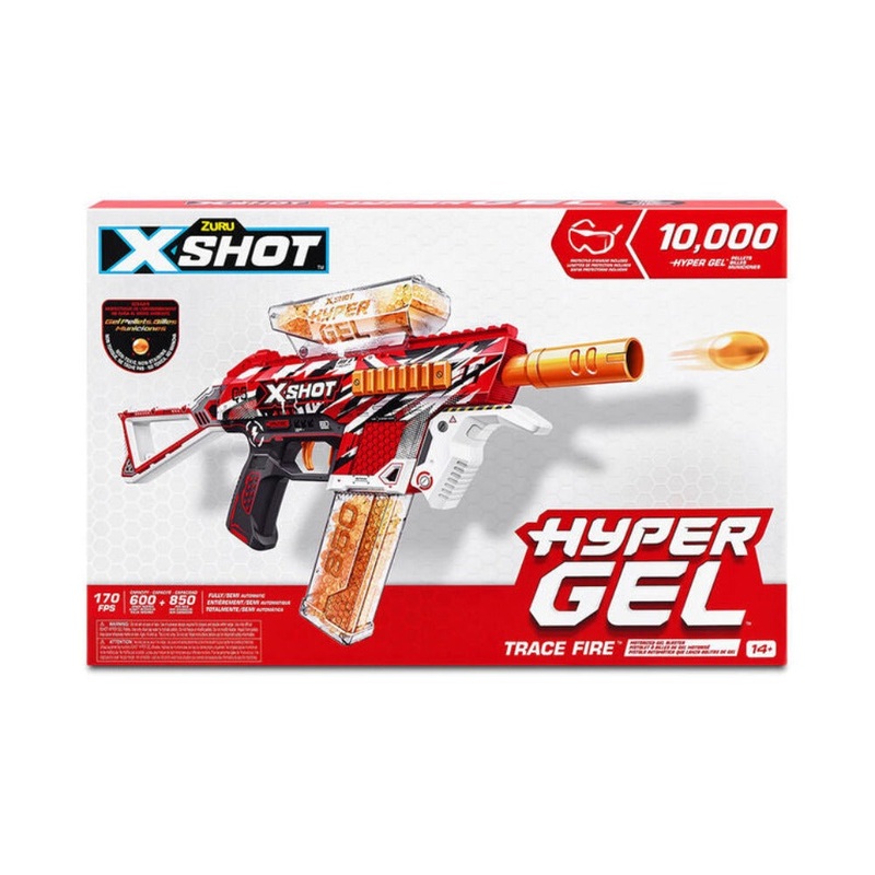 Zuru X-Shot Hyper Gel Trace Fire Blaster