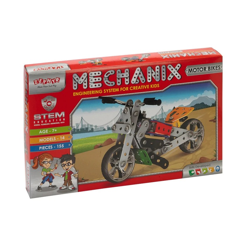 Zephyr Mechanix Motorbikes Construction Set (155 Pieces)