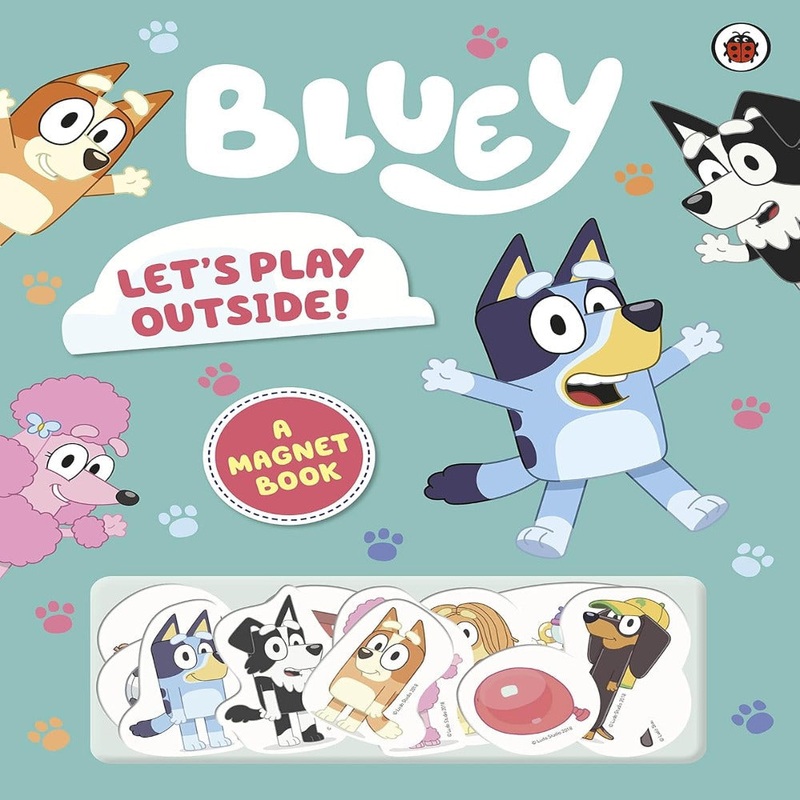 Bluey Let’s Play Outside! (A Magnet Book) – Ladybird Book