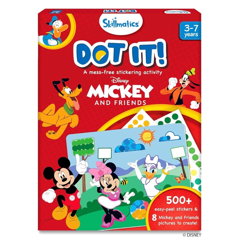 Skillmatics Dot it! – Mickey And Friends | No Mess Sticker Art (ages 3-7)