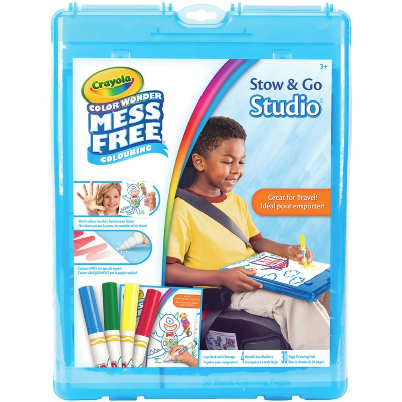 Crayola Color Wonder Mess Free Stow & Go Travel Kit