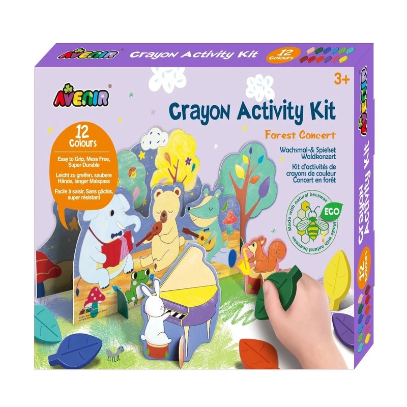 Avenir Crayon Activity Kit|Forest Concert|Threehouse Fun|Go Picnic|4 Seasons Fun