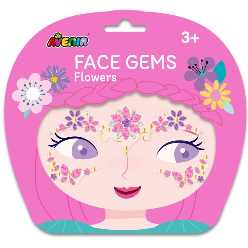 Avenir Face Gems|Flower|Stars|Crown|Wings