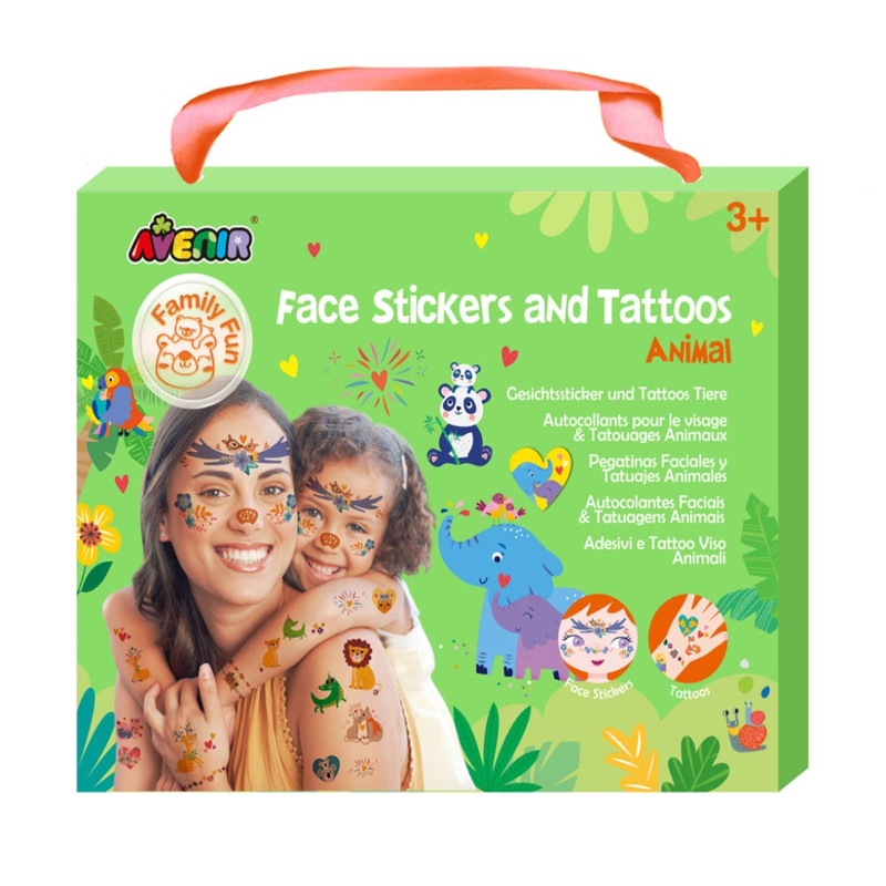 Avenir Face Stickers and Tattoos – Animal