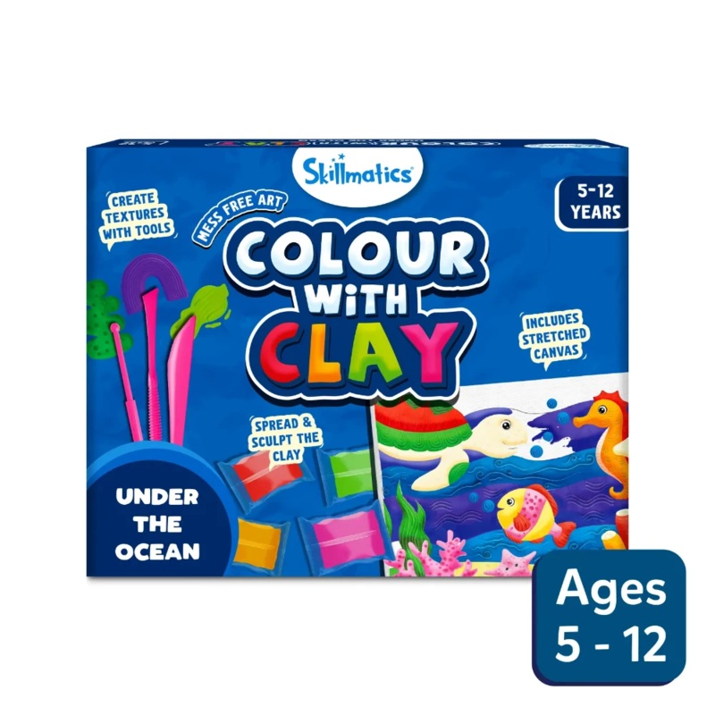 Skillmatics Colour With Clay – Under The Ocean