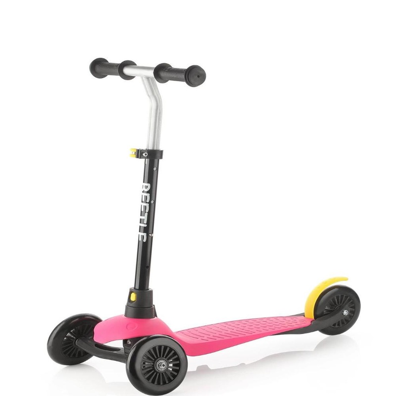 Playway Systems Beetle 3 Wheel Scooter – Pink/Black