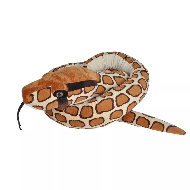 Wild Republic Plush Snake Jumbo Burmese Python – 110 Inches
