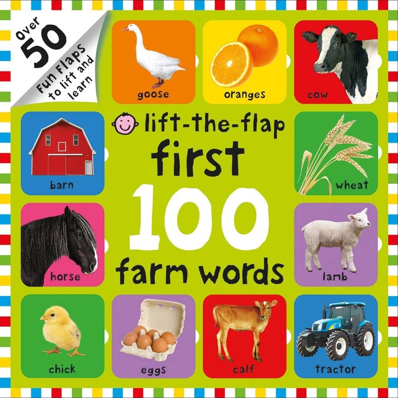 First 100 Farm Words Lift The Flap Board Book