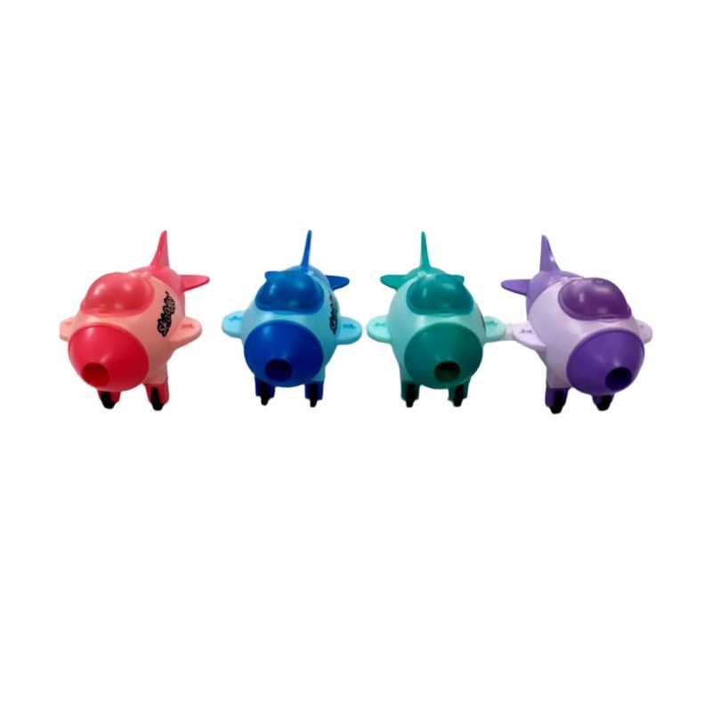 Skoodle Aeroplane Eraser & Sharpener ( Pack of 4)