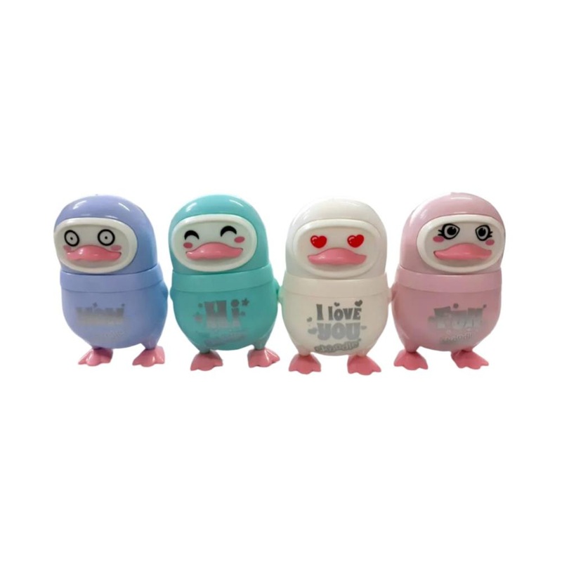 Skoodle Penguin Eraser & Sharpener – Pack of 4