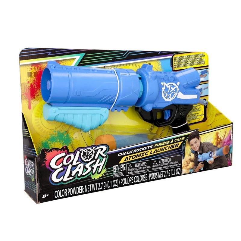 Color Clash Chalk Filled Atomic Launcher
