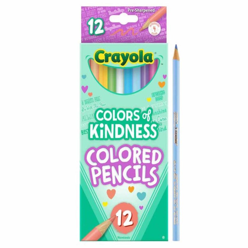 Crayola Colors of Kindness Colored Pencils, 12 Count