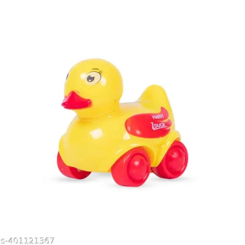 Techno Toys Cute Duck Toy Vehicle Friction Car Racing Toy (Multi Color)