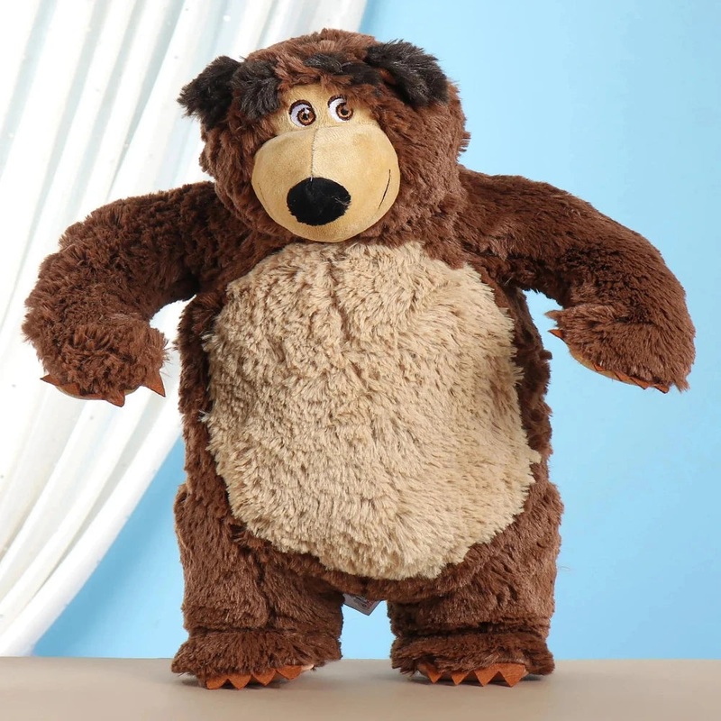 Masha And The Bear Plush Bear Soft Toy Brown – 40 cm