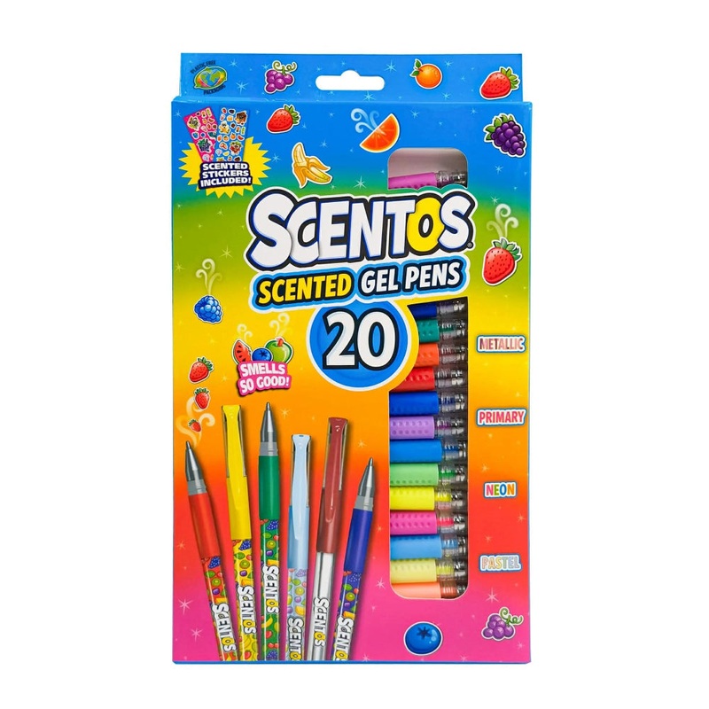 Scentos Scented Gel Pens 20 Count Pack
