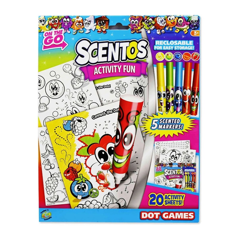 Scentos Travel Colouring Kit – Dot to Dot