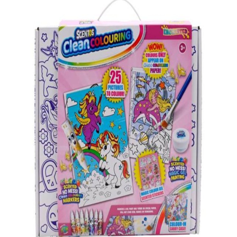 Scentos Clean Colouring Box -Enchanted