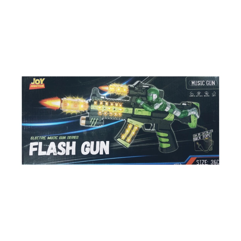 Joy Junction Plastic Flash Toy Gun – Multi Color