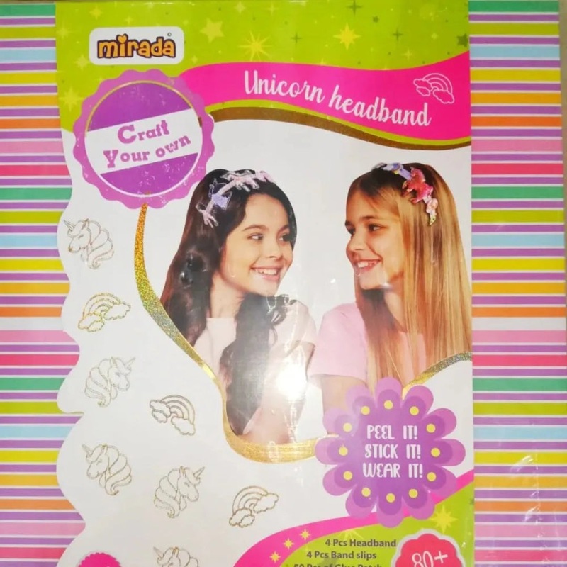 Mirada Unicorn Headband Multicolor