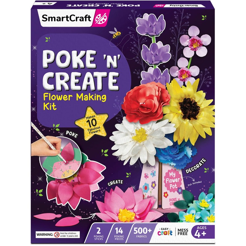 Smartivity Poke ‘N’ Create Flower Making Kit