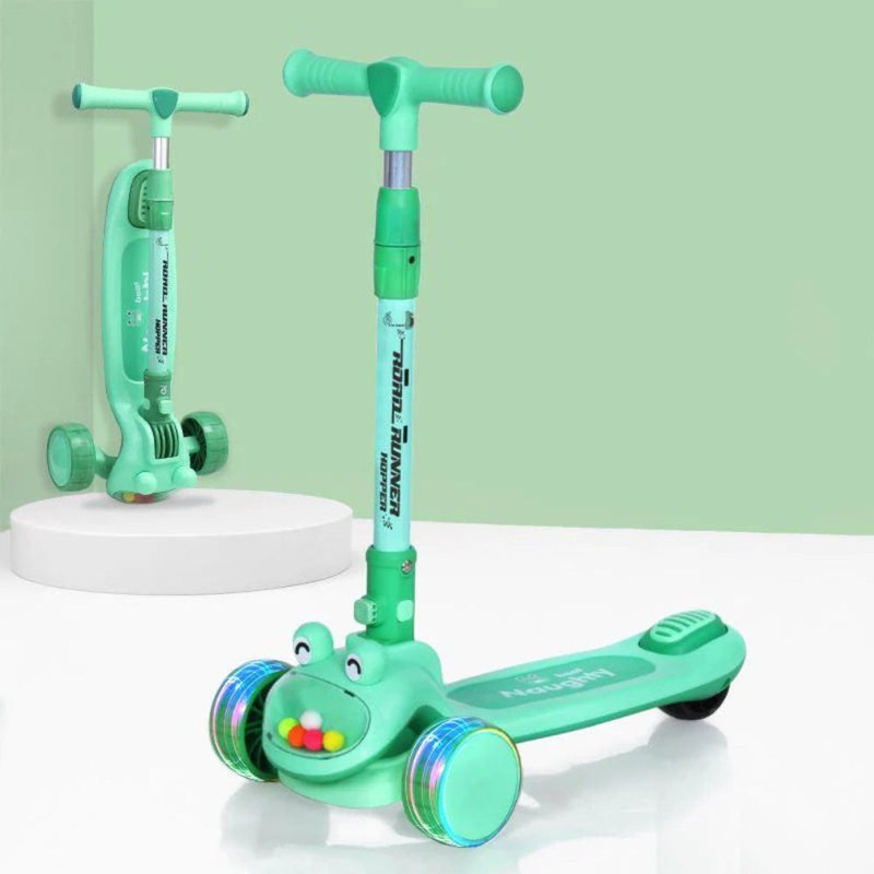 R for Rabbit Road Runner Hopper Scooter For Kids With PU LED Wheels