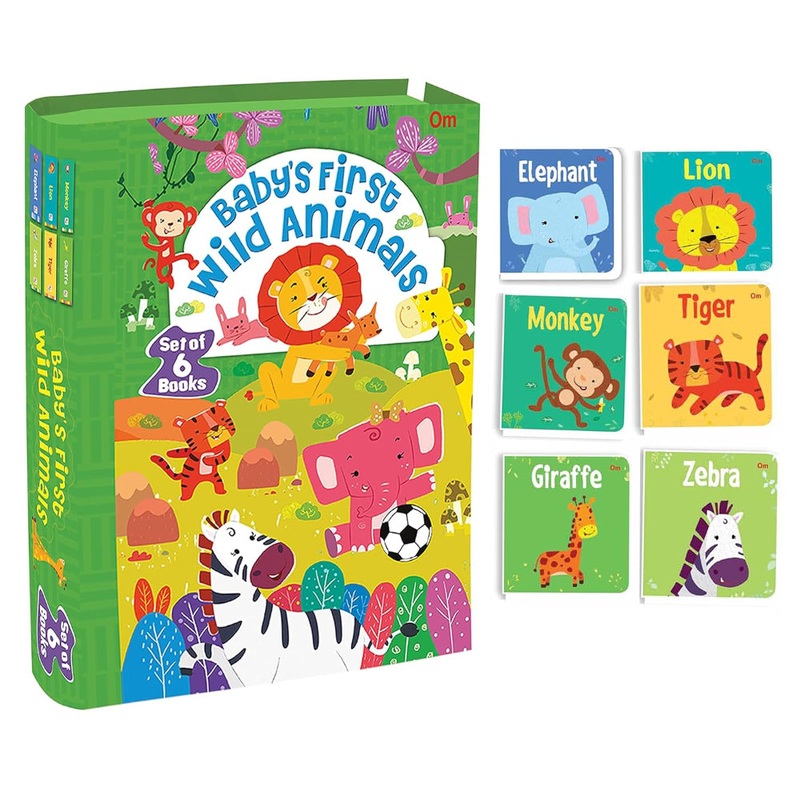 Baby’s First Animals (Set Of 6 Mini Board Books)