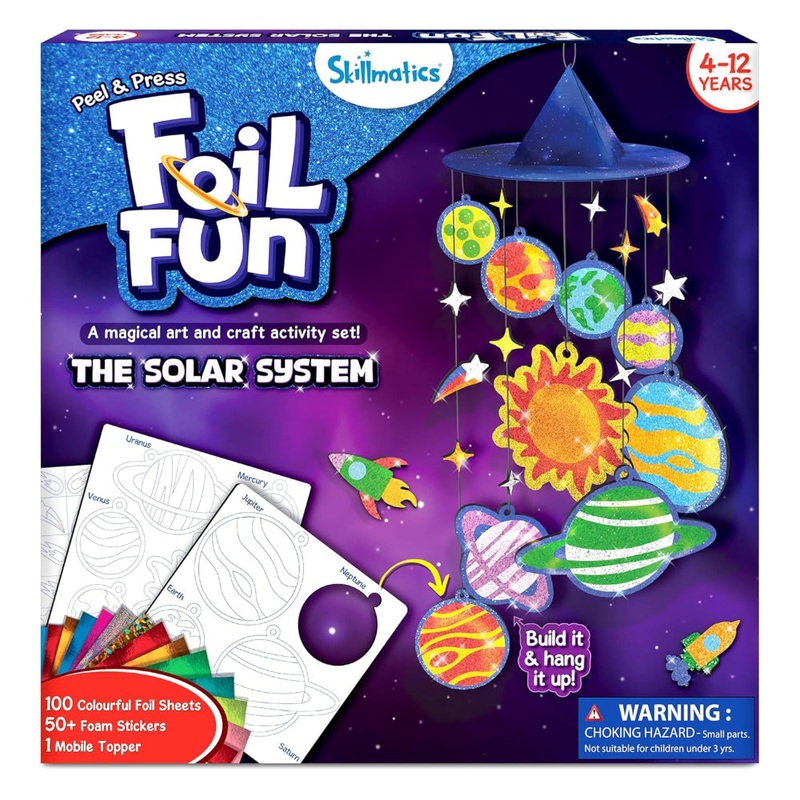 Skillmatics Foil Fun Solar System – Space Art & Craft Kit