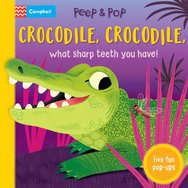 Peep & Pop Board Books|Crocodile Crocodile|Elephant Elephant