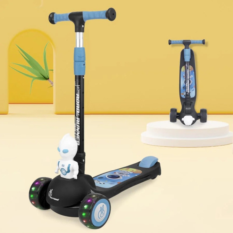 R for Rabbit Road Runner Astro Scooter For Kids With PU LED Wheels