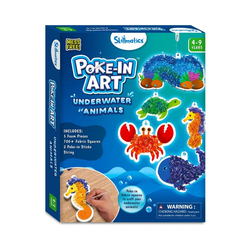 Skillmatics Poke In Art – Underwater Animals