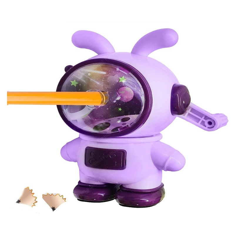 Space Rabbit Shaped Pencil Sharpener