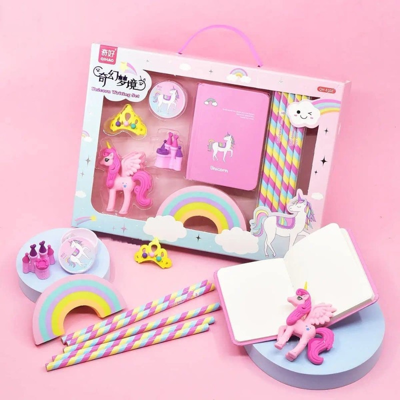 Unicorn Writing Stationery Set