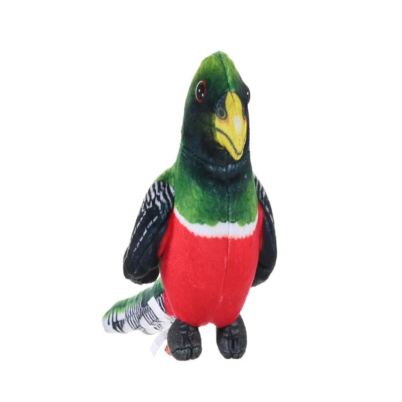 Wild Republic Rainforest Collared Trogon, Stuffed Animal, 4.5 Inches