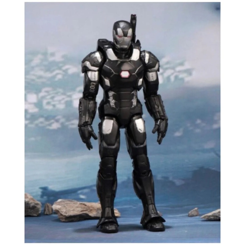 ZD Toys Marvel Series War Machine With Holder 7 Inch