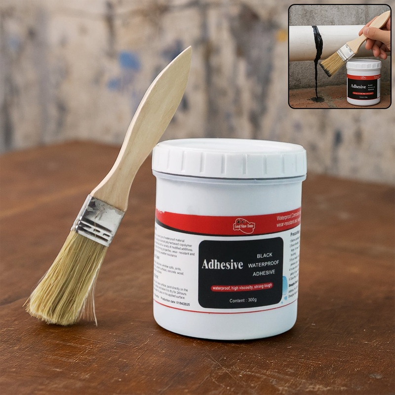 Black Waterproof Adhesive Paste 300 Gm – (Set)