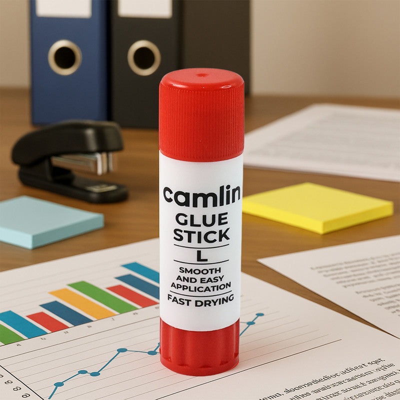 Camlin Glue Stick  Large Size Smooth and Easy Application Fast Drying Adhesive