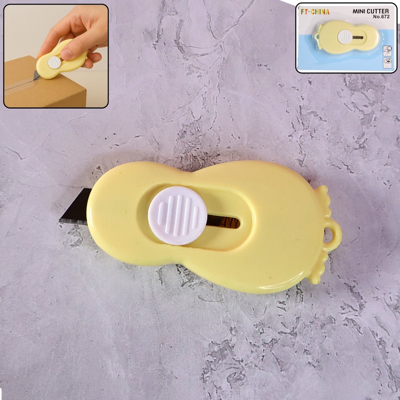 Compact Mini Safety Cutter with Retractable Blade – (1 Pc)