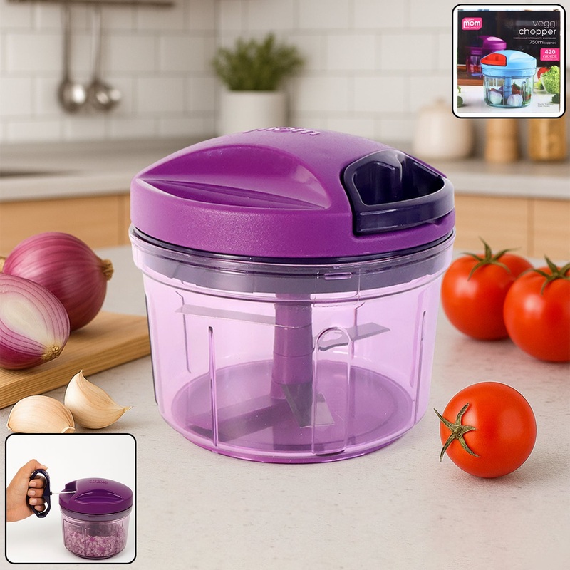 Supermom Handy Vegetable Chopper 750 ml – (1 pc)