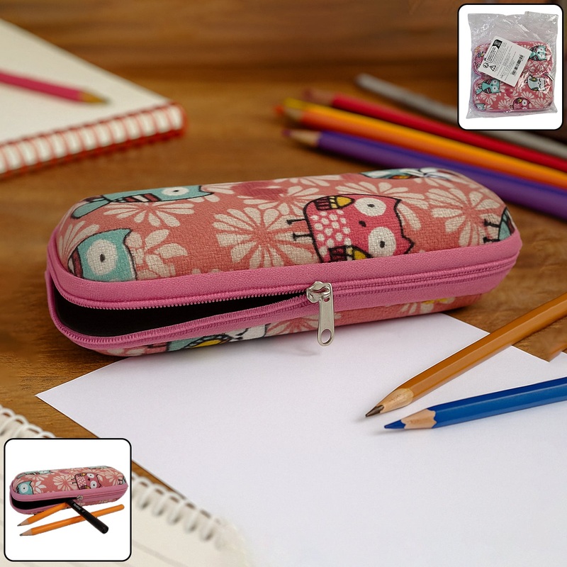 Durable Zipper Pencil Pouch Case – (1 Pc)