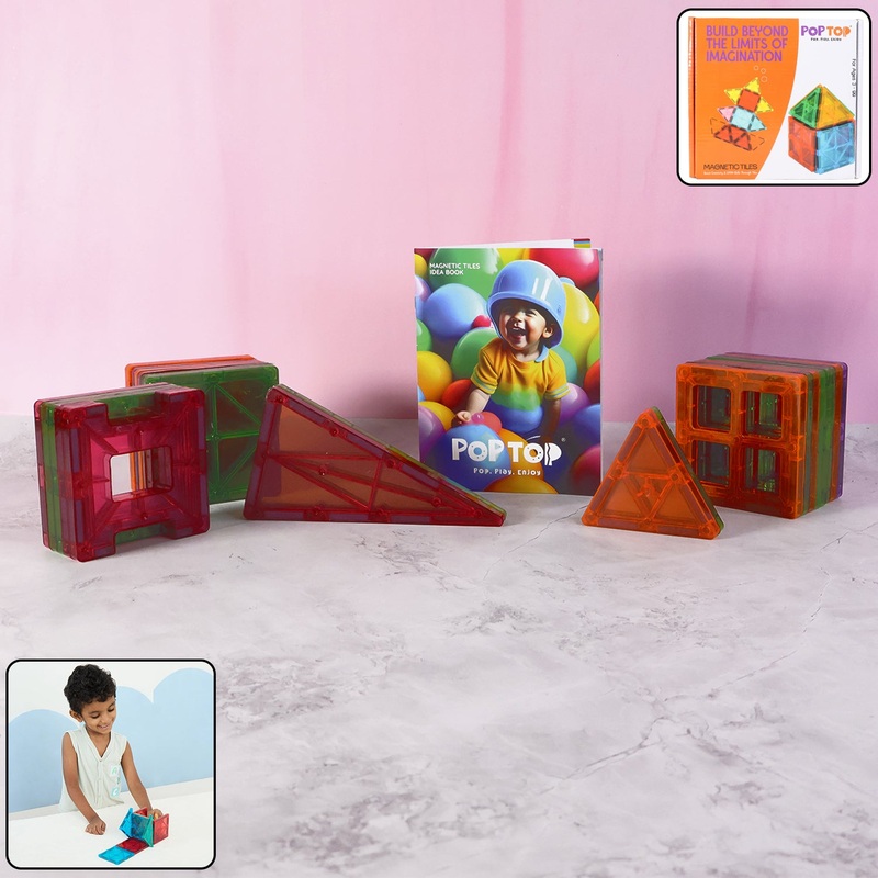 Magnetic Building Tiles – (32pc / Set)