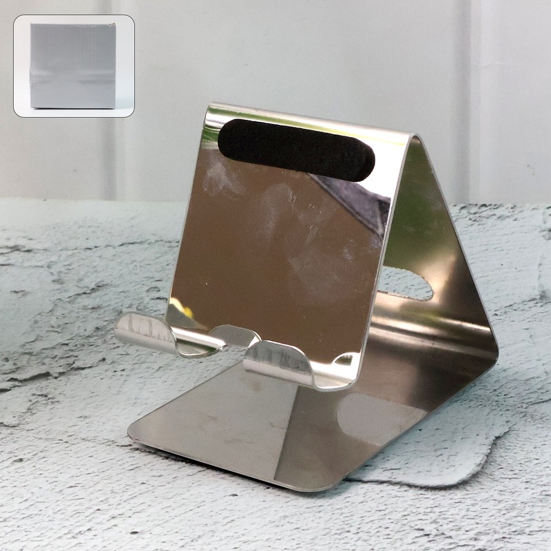 Stainless Steel Universal Mobile & Tablet Stand Holder – (1 Pc)