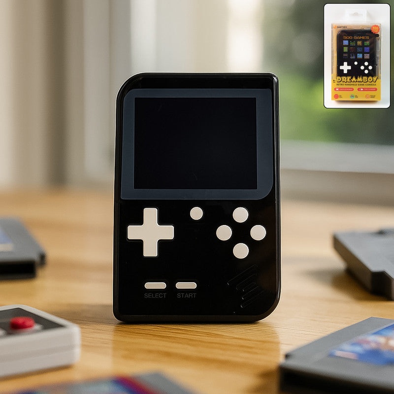 Sameo DreamBoy Retro Handheld Gaming Console with 500 Built-in Classic Games  Portable Mini Game Player with TV Output