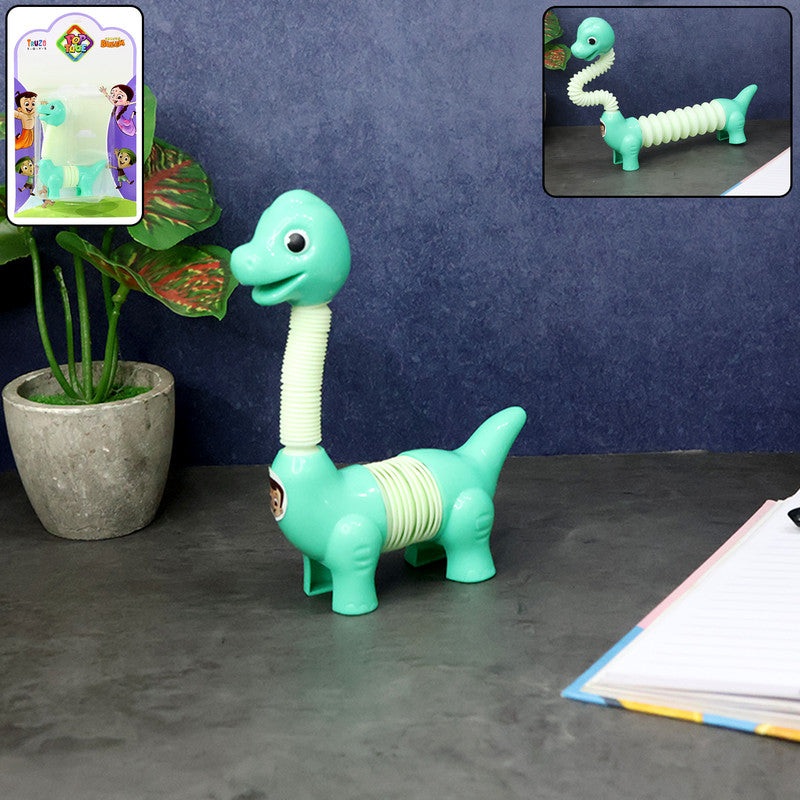 Dinosaur Shaped Pop Tube Toy  Stretchable, Bendable Stress Relief Fidget for Kids