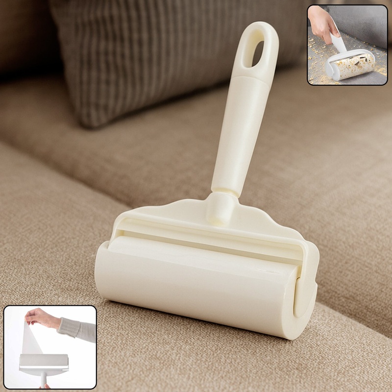 Extra-Wide Lint Roller 23  20 cm Handle & Barrel  – (1 Pc)