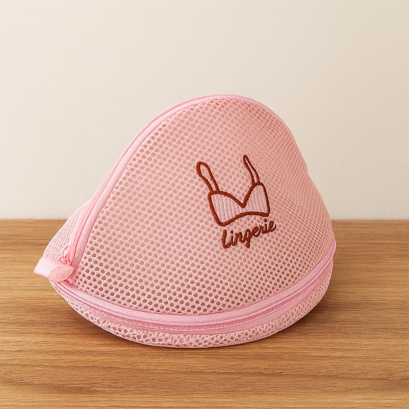 Lingerie Wash Bag  Dome-Shaped Protective Mesh Laundry Pouch (1 Pc)