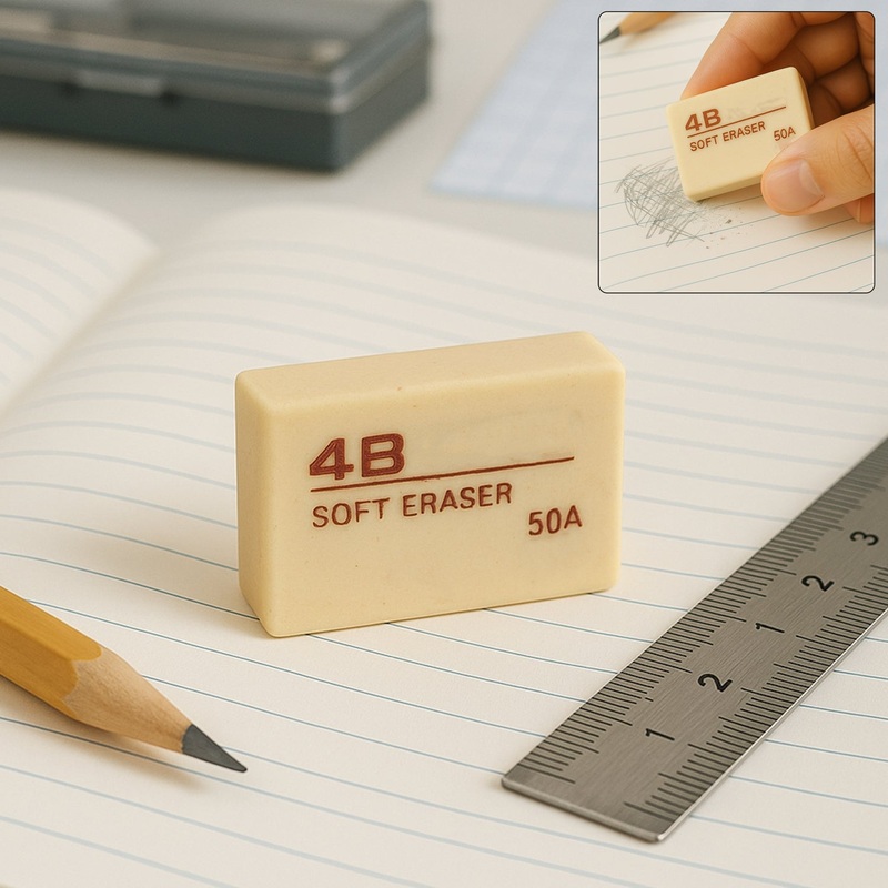 Premium 4B Soft Eraser – (1 Pc)