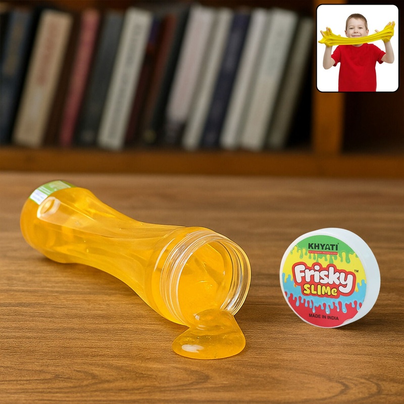 Khyati Frisky Slime  Stretchable Slime Toy in Bottle Pack (1Pc/Mix Colour)
